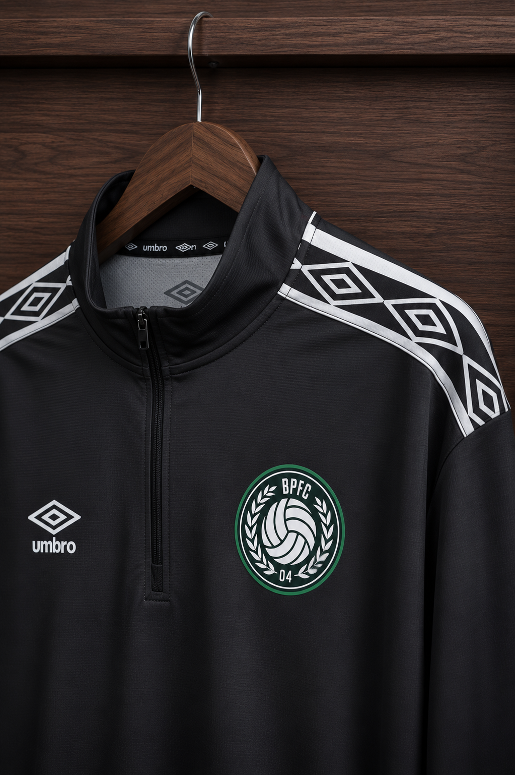 Bumpy Pitch x Umbro Double Knit Jacquard 1/4 Zip