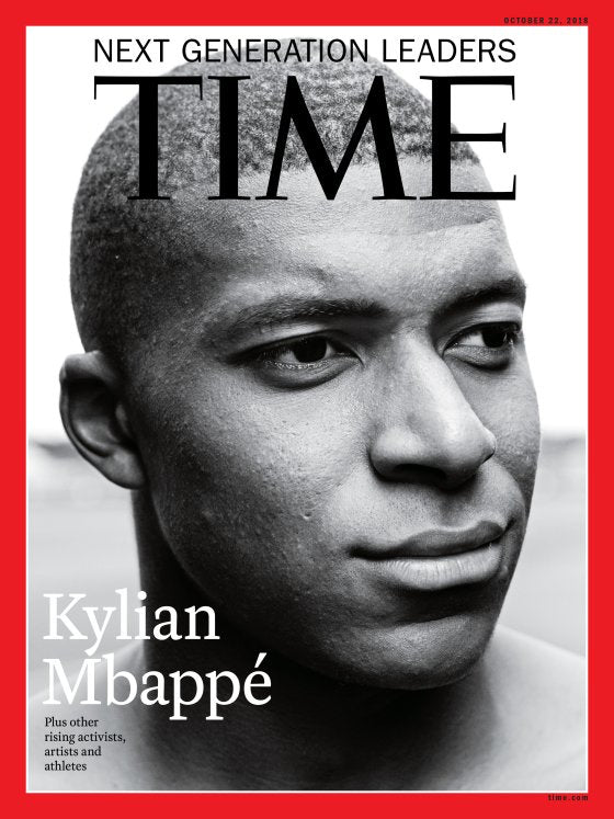 Kylian Mbappé on Cover of Time Magazine