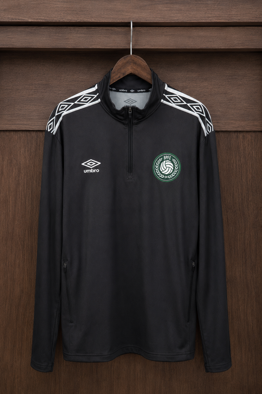 Bumpy Pitch x Umbro Double Knit Jacquard 1/4 Zip