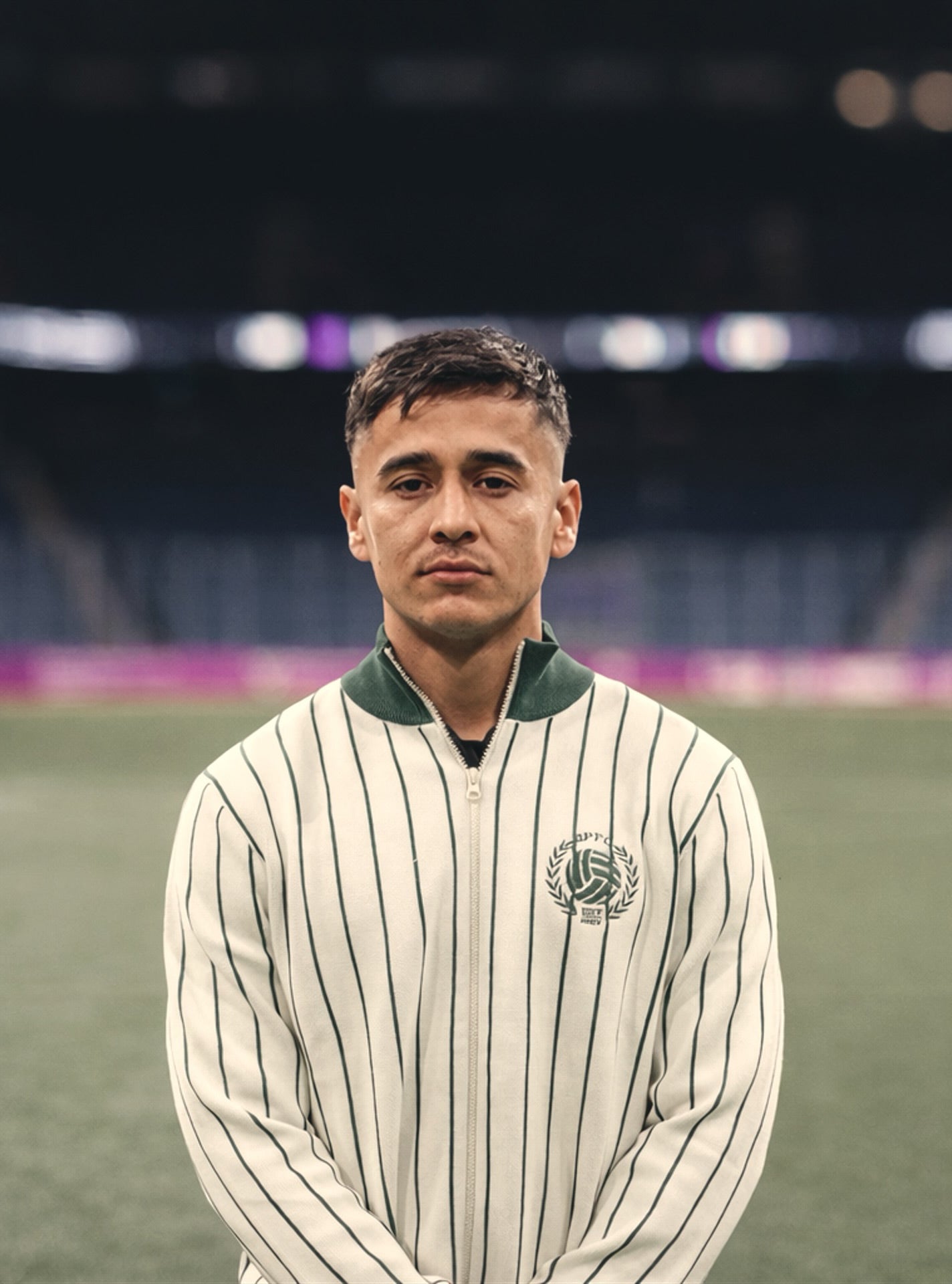 Bumpy Pitch Knit Track Jacket