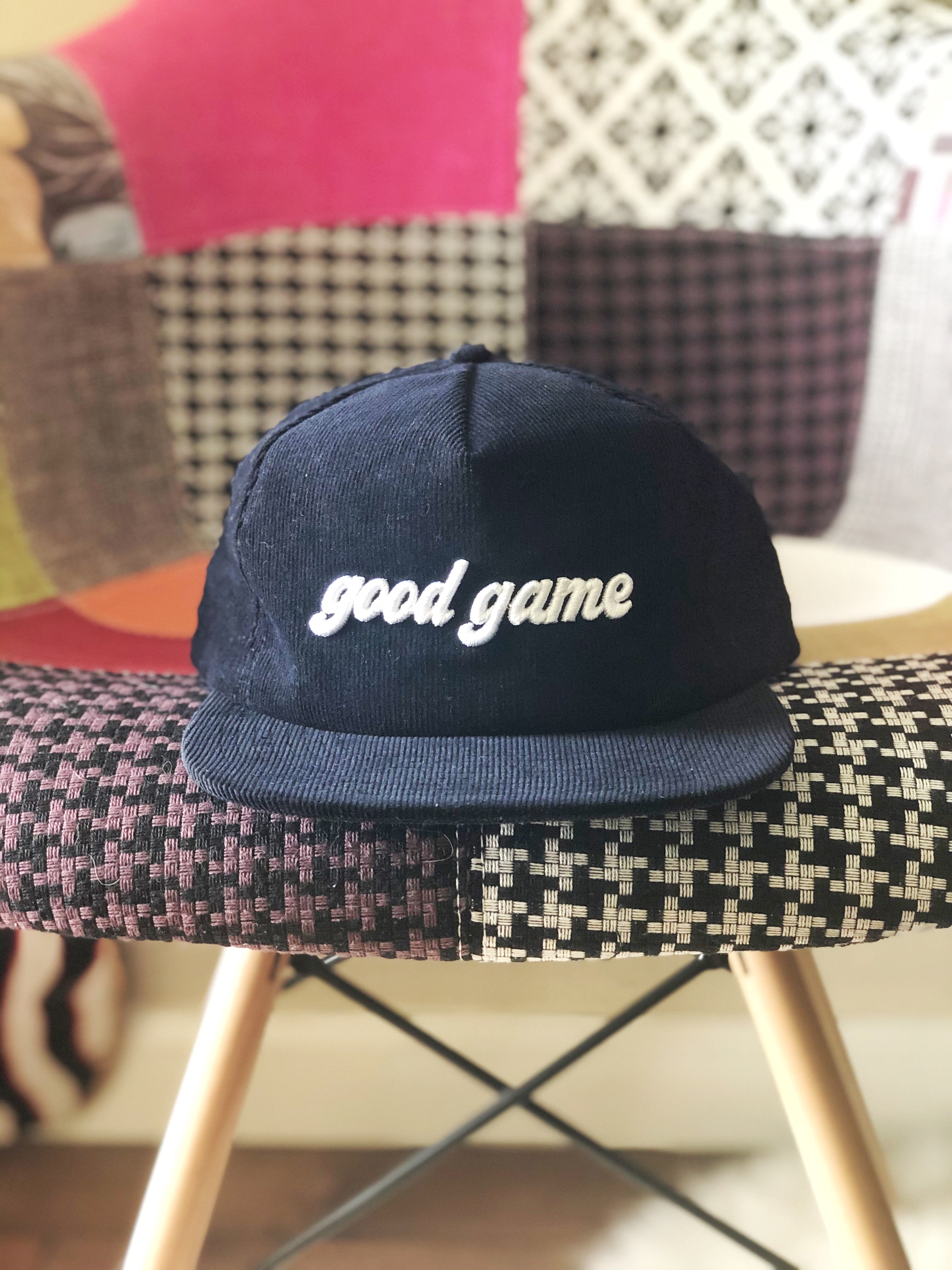 Good Game Corduroy Snapback Hat